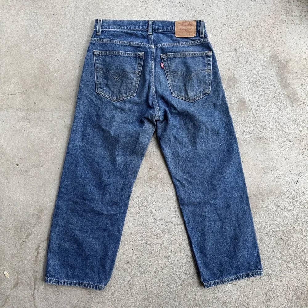 Vintage Levi's 569 Denim Jeans 90s 31x25 Loose Fit